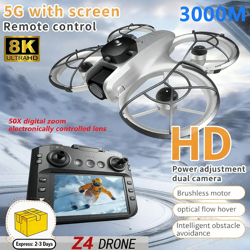 Drone Surveying - โดรน MINI Z4 รุ่นใหม่ 4K ระดับมืออาชีพ