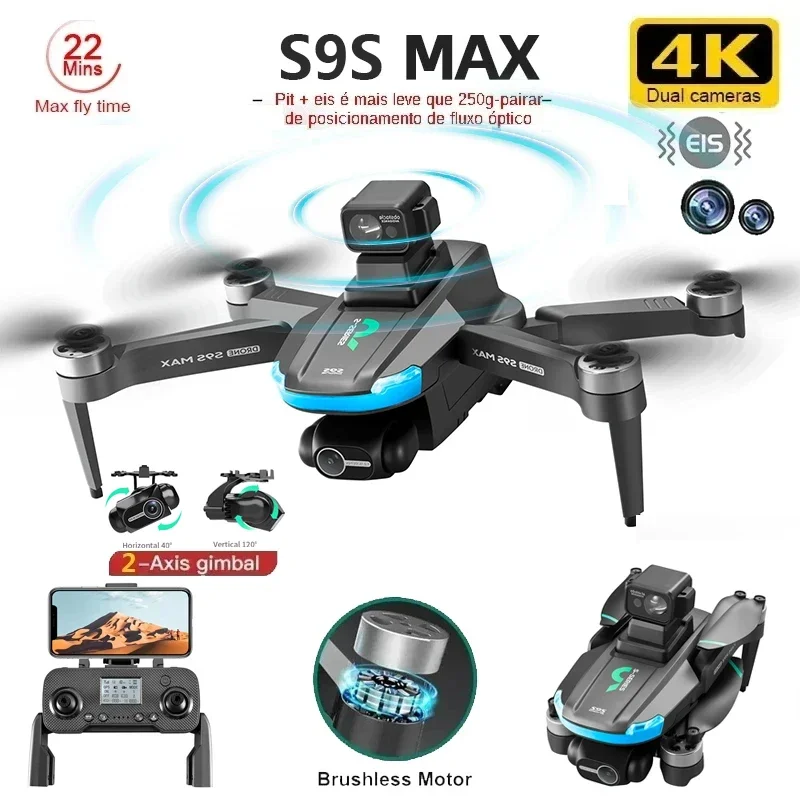 ใหม่S9S MAX MINI Drone 4K 2 แก - Drone Aerial Photography บทวิจารณ์และราคา
