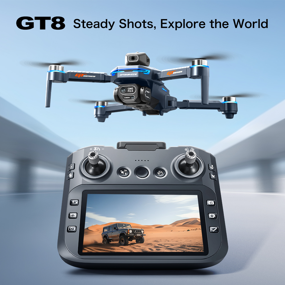 GT8 Max โดรนพับได้ 8K HD กล้อง - Drone Surveying บทวิจารณ์และราคา