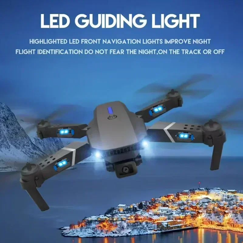 E88 Pro WIFI FPV Droneมุมกว้าง - Drone Cinematic บทวิจารณ์และราคา