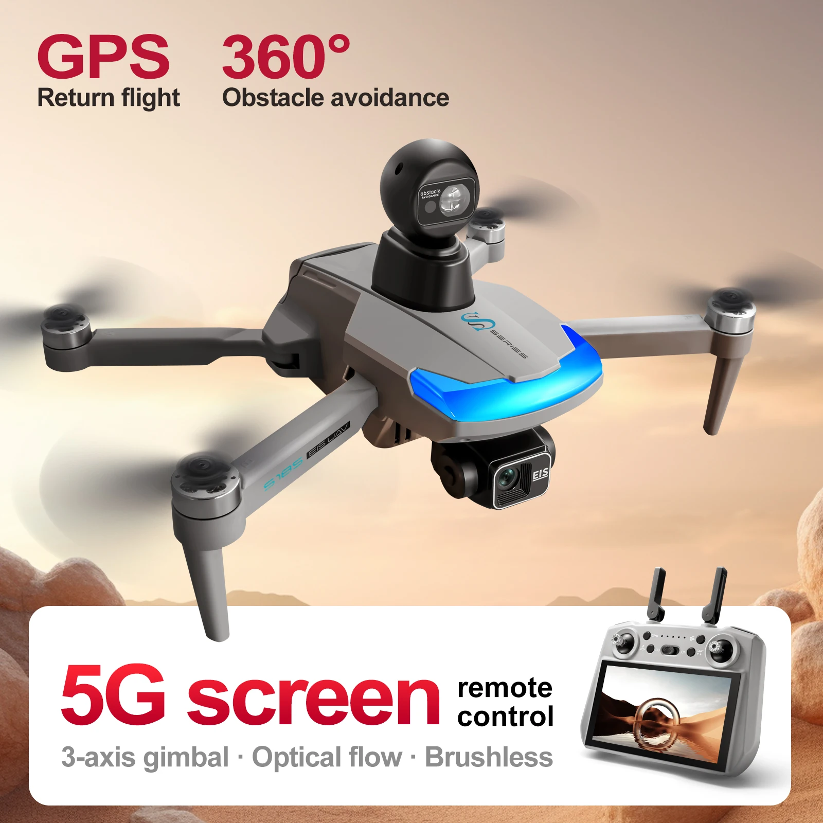 S185 Professional Drone 2.7K H - Drone Surveying บทวิจารณ์และราคา