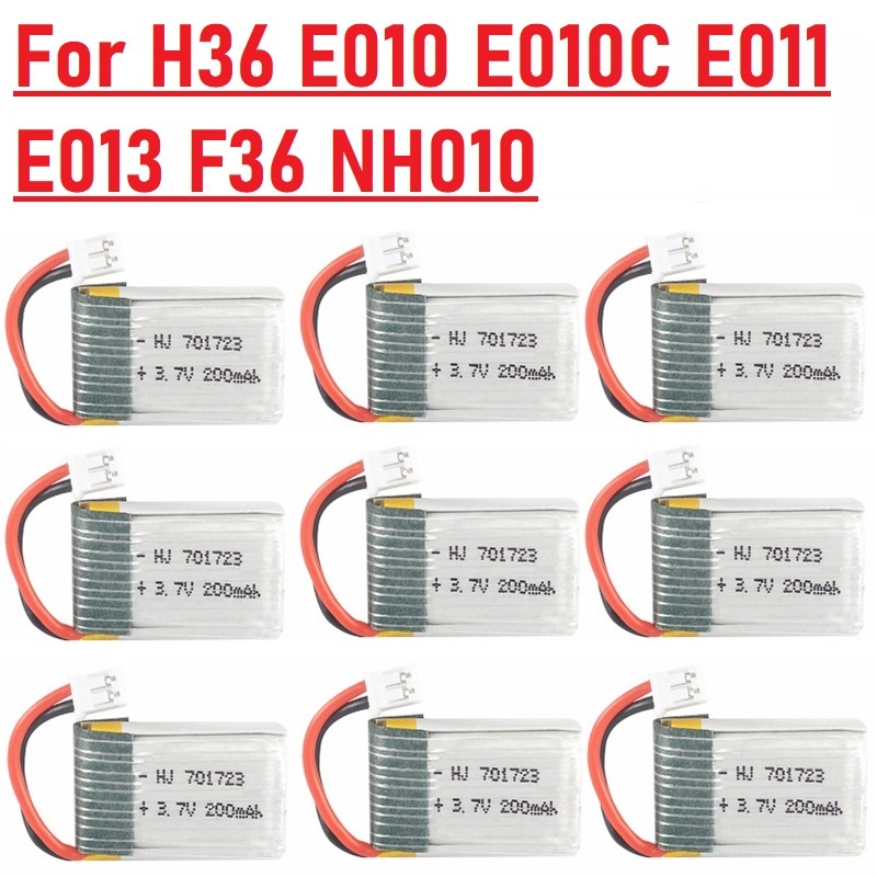 1-20 ชิ้น 3.7v 200mah 701723 แ - Eachine Drone E010 บทวิจารณ์และราคา